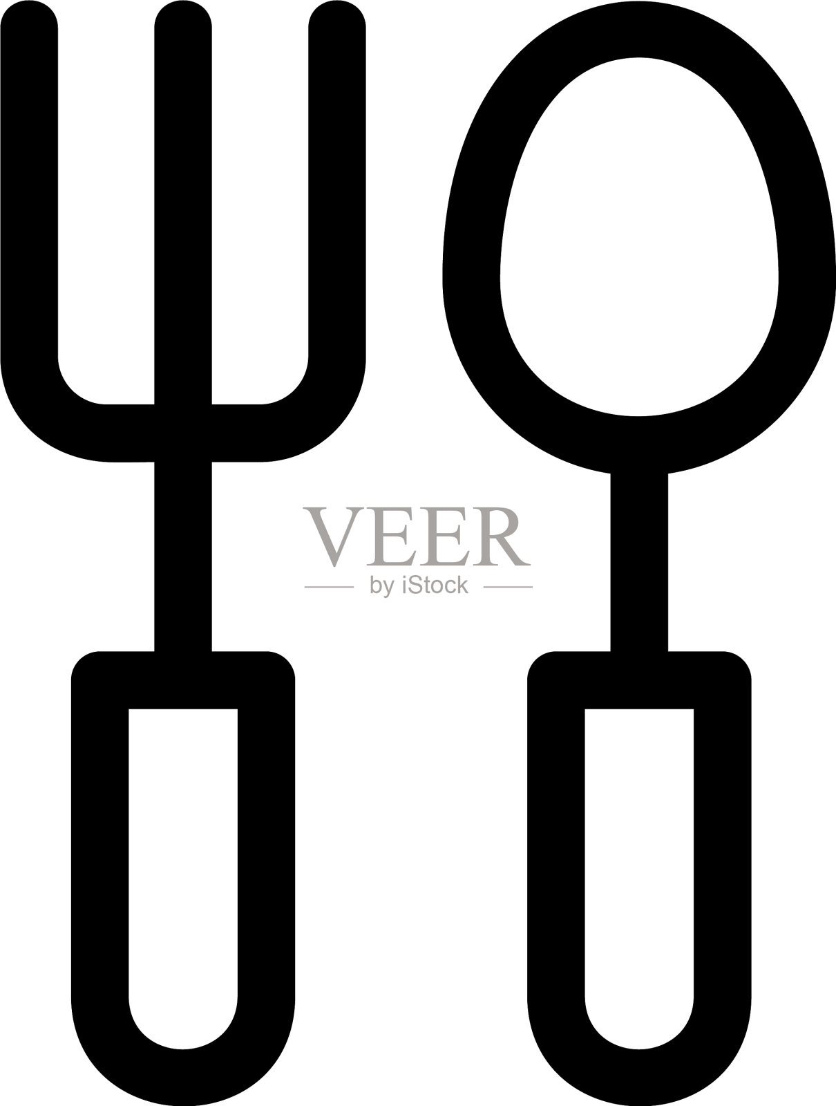 器具图标或标志孤立的标志符号设计元素图片