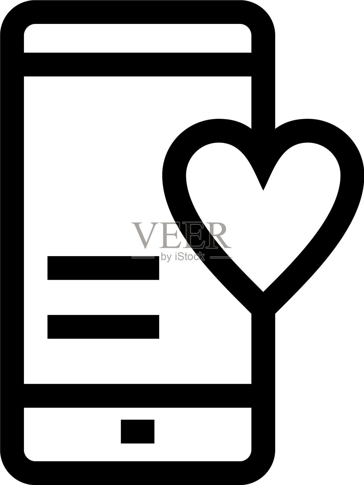 最喜欢的图标或标志孤立的标志符号图标素材