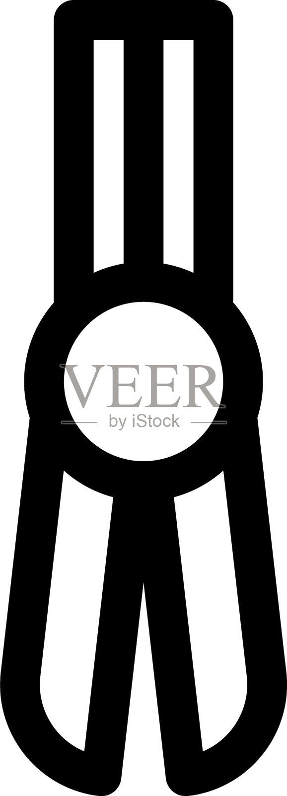 剪子图标或标志孤立符号符号设计元素图片