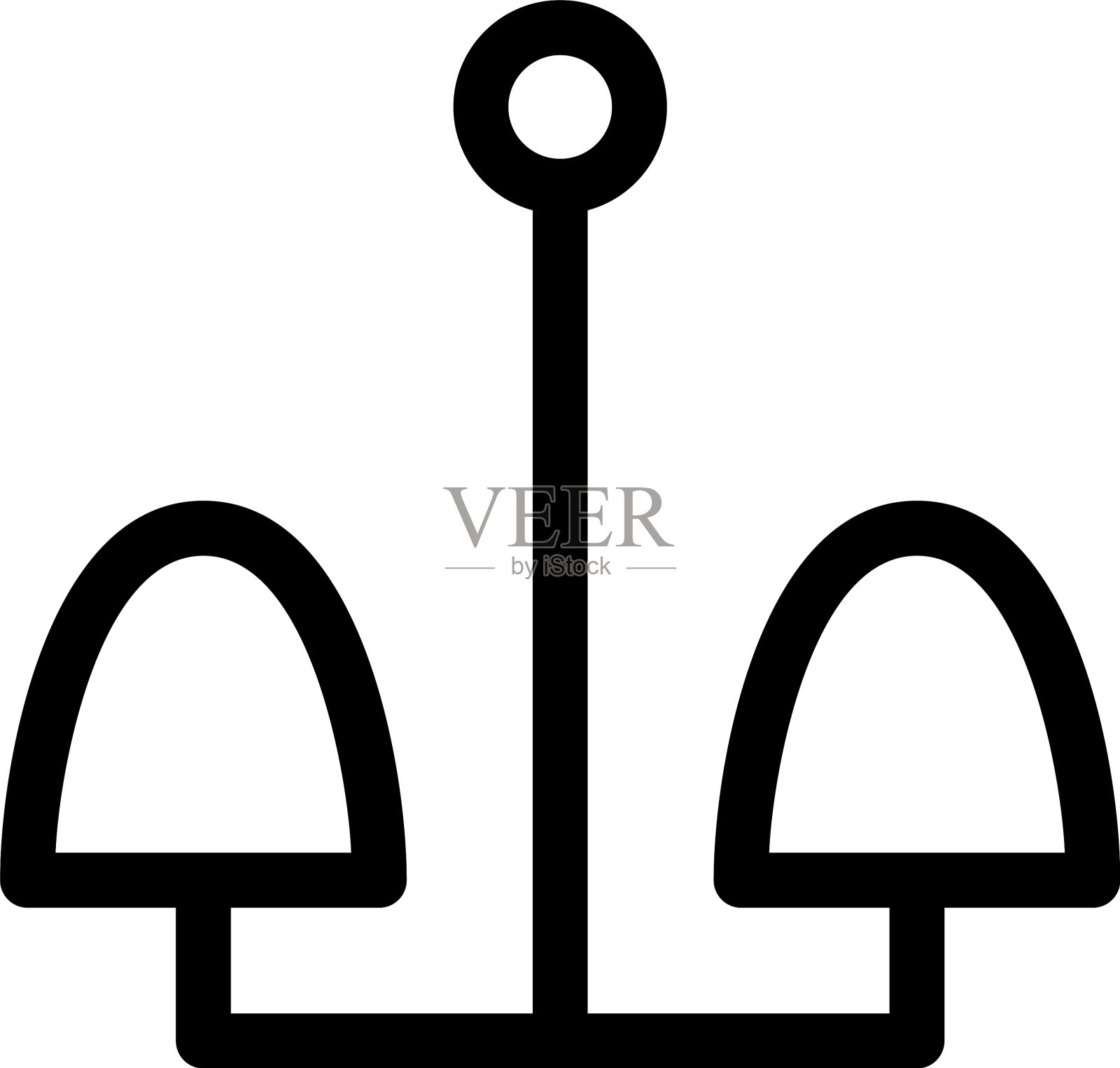 灯标或标志孤立标志符号图标素材