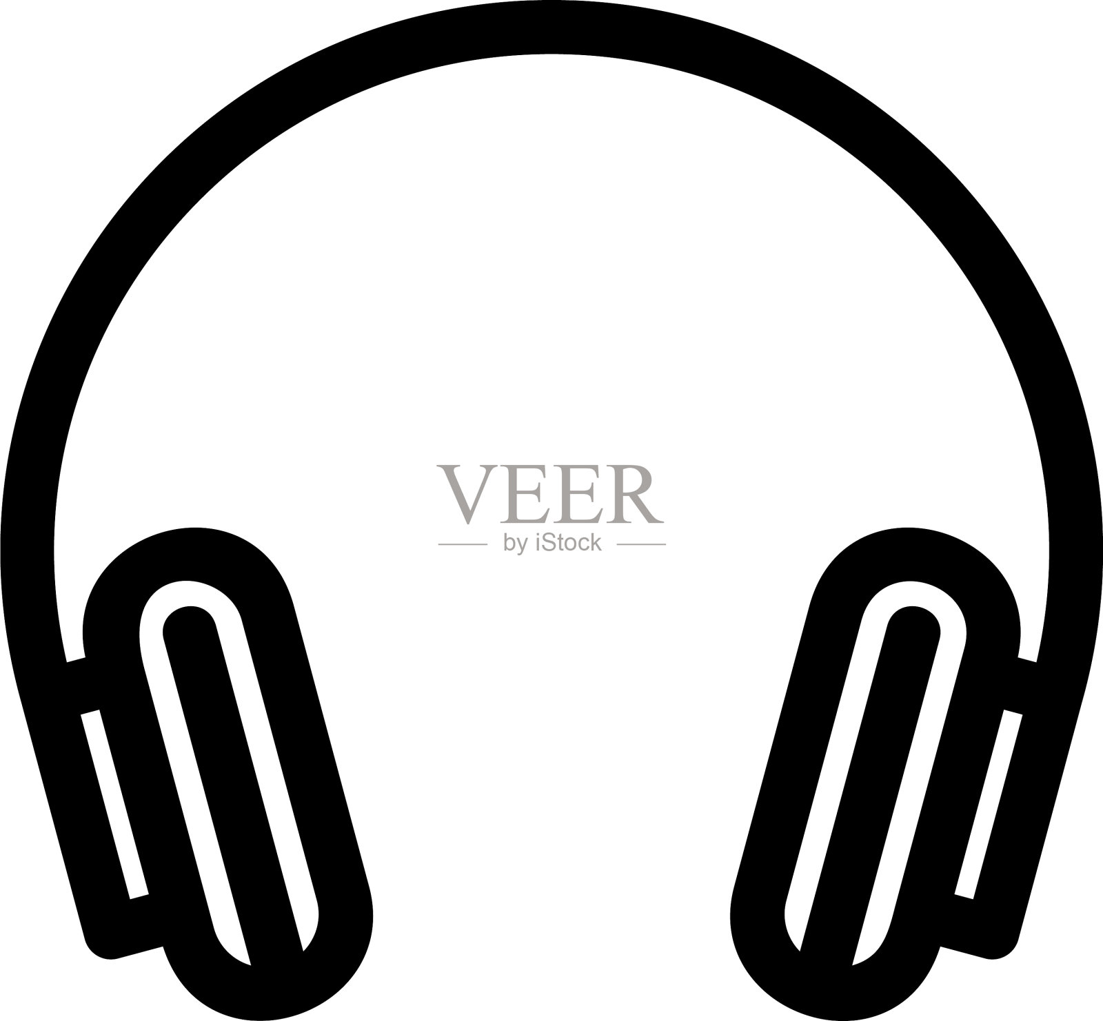 耳机图标或标志孤立符号符号设计元素图片