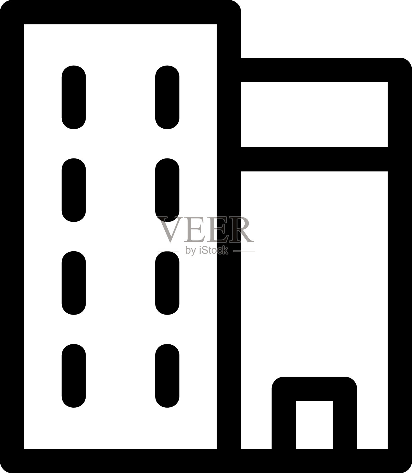 酒店标志或标志孤立标志符号图标素材