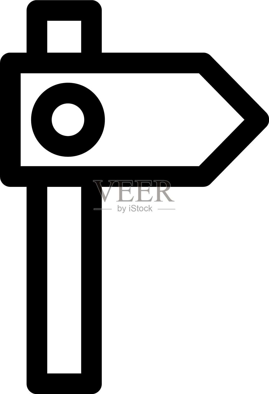 方向图标或标志孤立标志符号图标素材