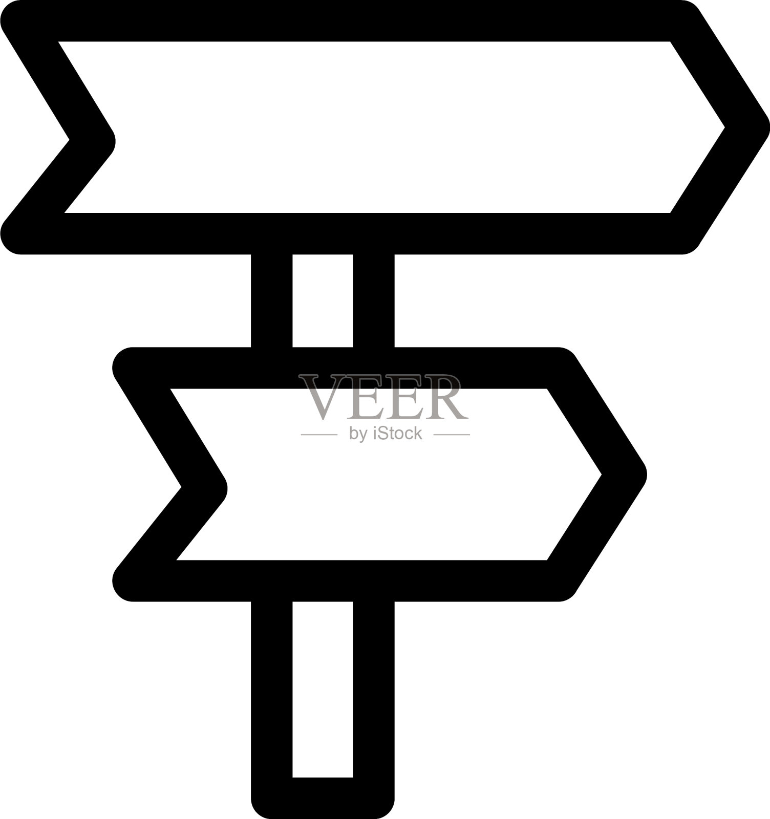 方向图标或标志孤立标志符号设计元素图片