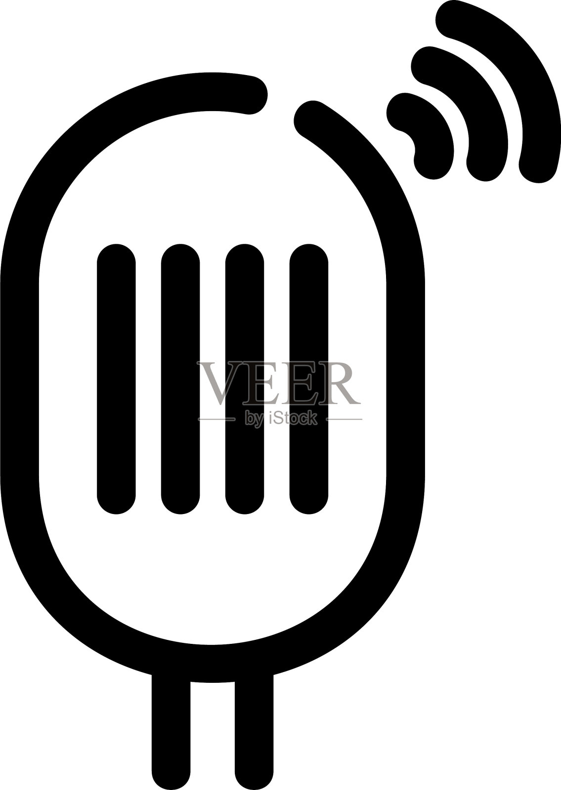 麦克图标或标志孤立标志符号图标素材