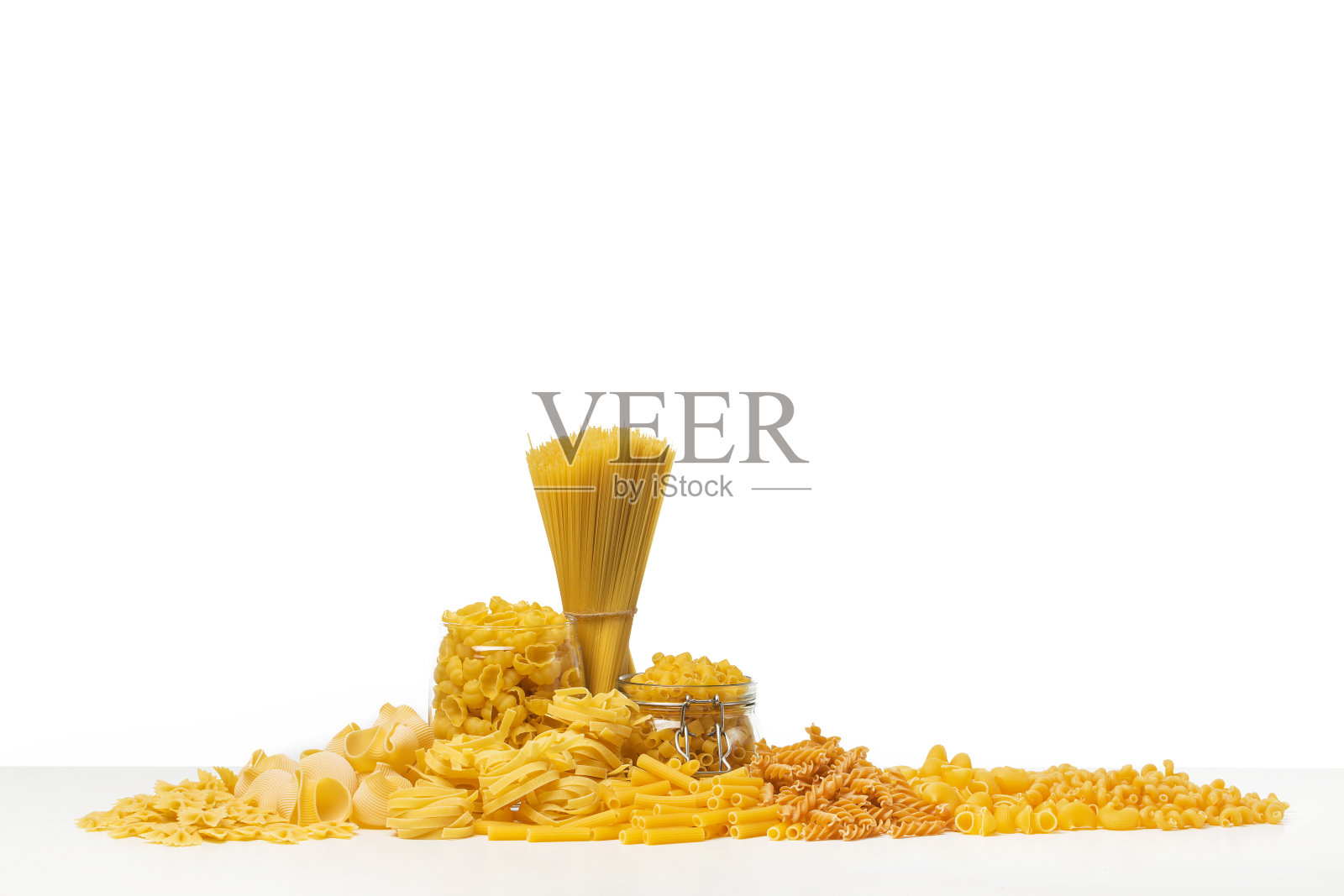 各种各样的生意大利面照片摄影图片