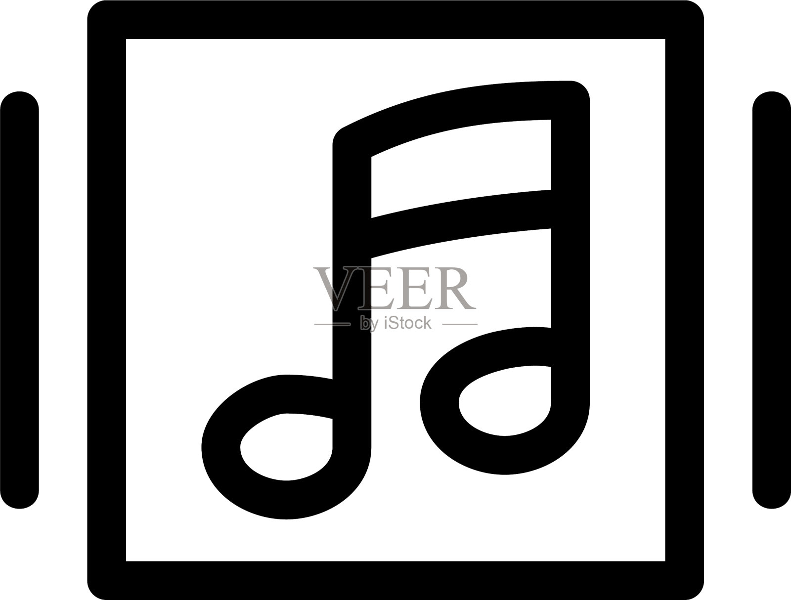 音乐图标或标志孤立符号符号图标素材