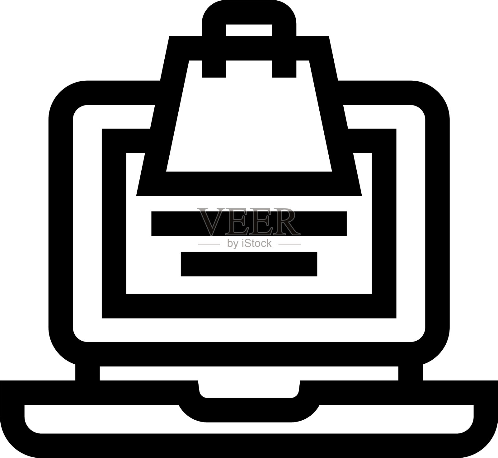 购物图标或标志孤立标志符号图标素材