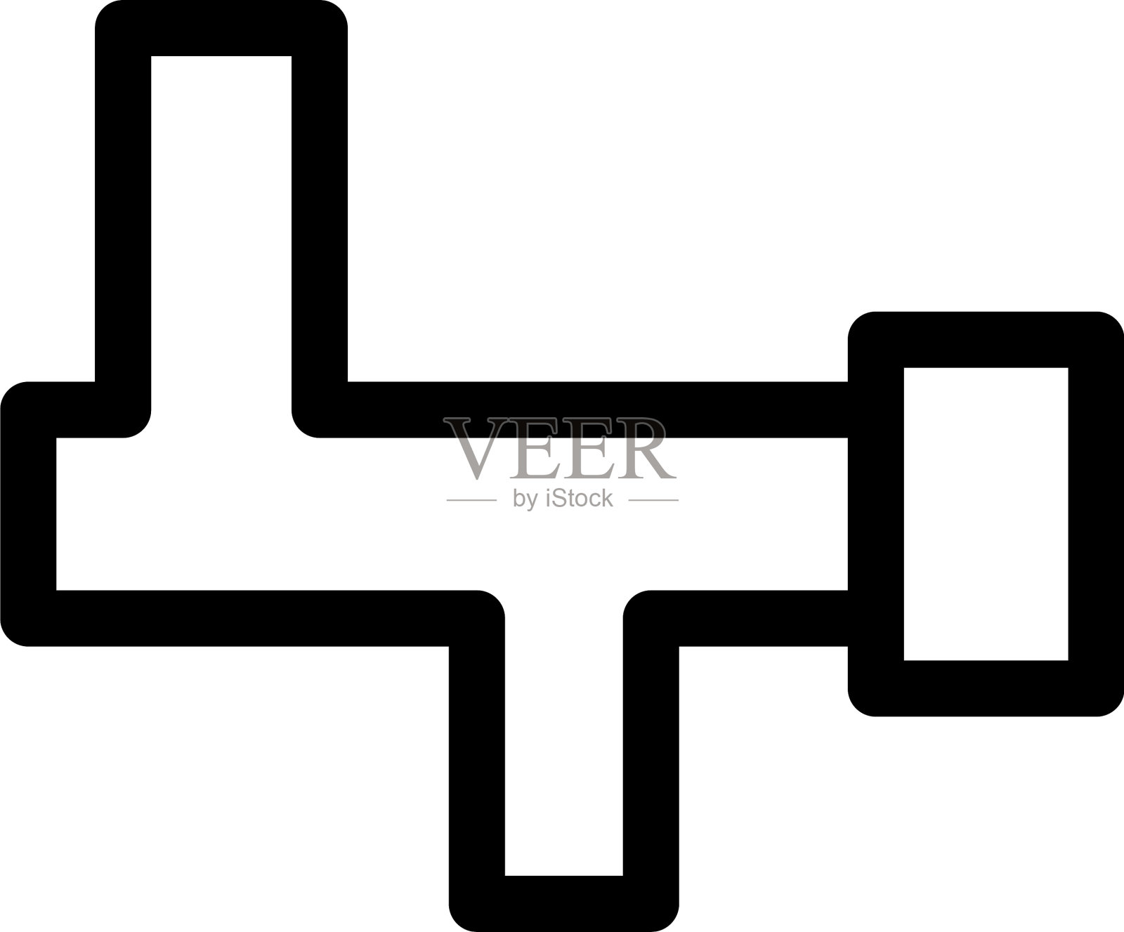 管道图标或标志孤立符号符号图标素材