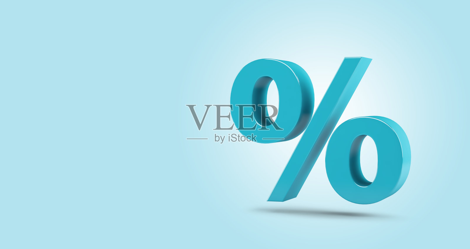 蓝色百分比的签名与副本空间照片摄影图片