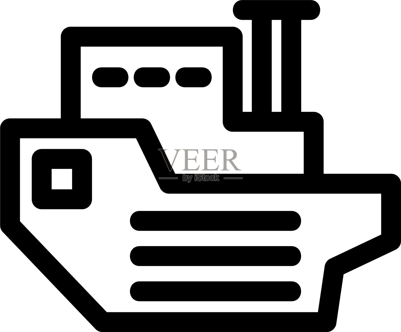 船舶标志或标志孤立标志符号图标素材