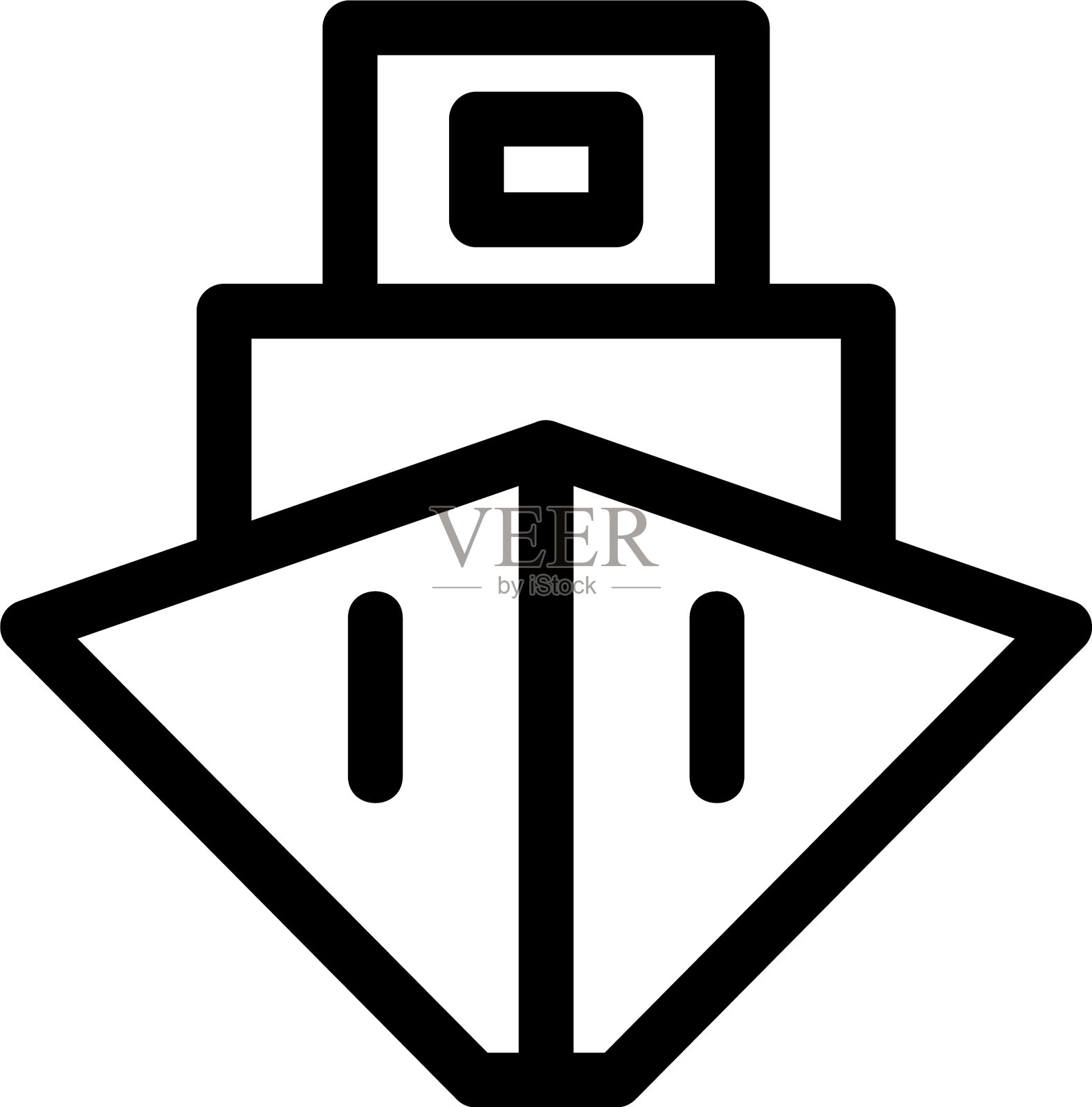 船舶标志或标志孤立标志符号设计元素图片