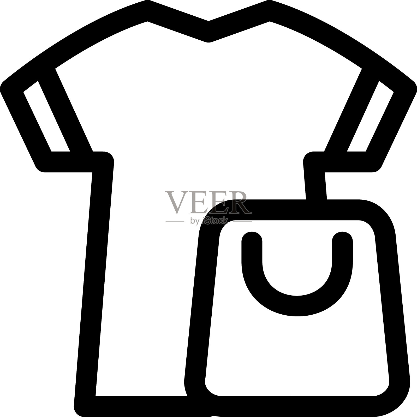 t恤图标或标志孤立符号符号图标素材