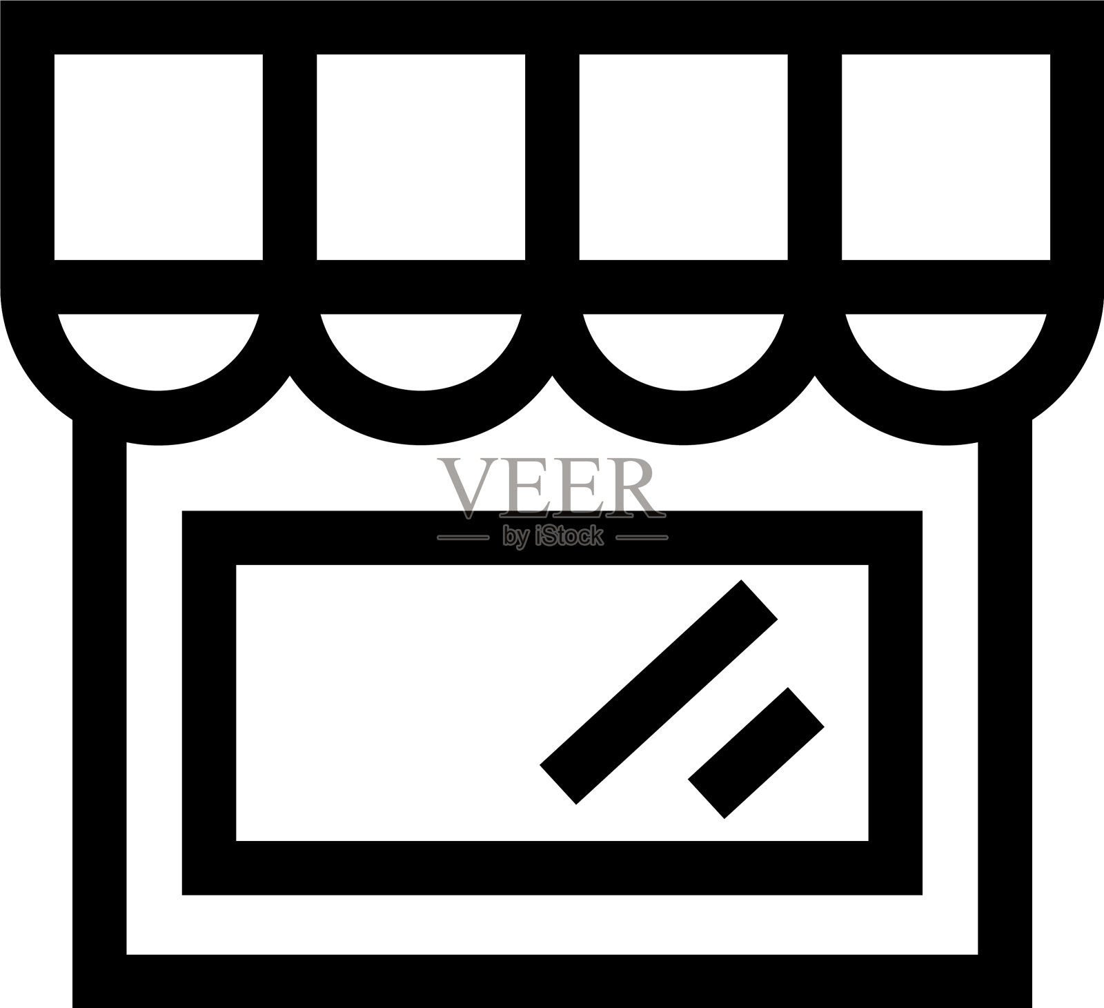 商店图标或标志孤立标志符号图标素材