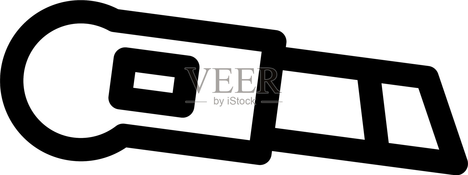 刀柱图标或孤立标志符号设计元素图片