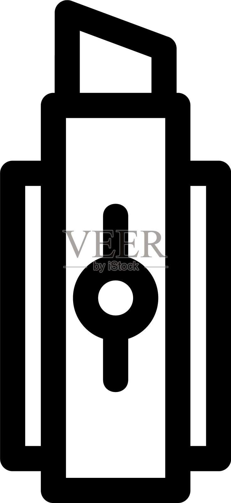 刀柱图标或孤立标志符号图标素材