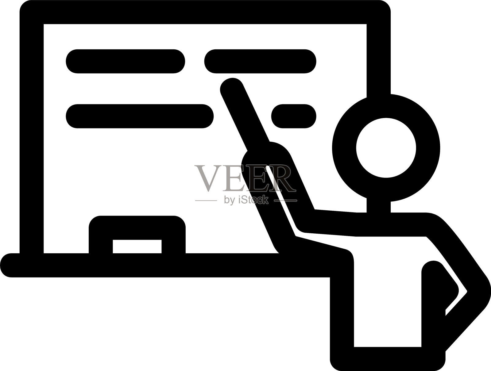 教师图标或标志孤立符号符号设计元素图片