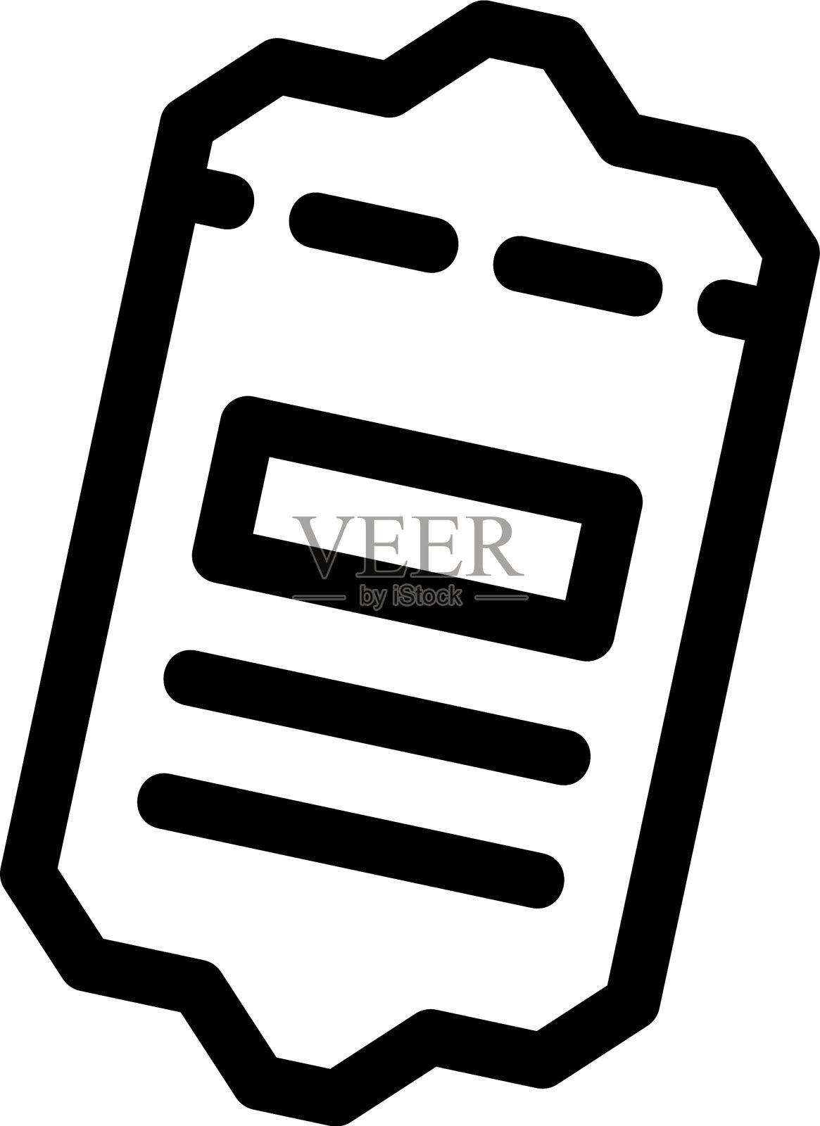 票标或标志孤立标志符号图标素材