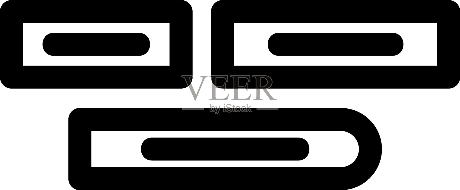 木材标志或标志孤立标志符号设计元素图片