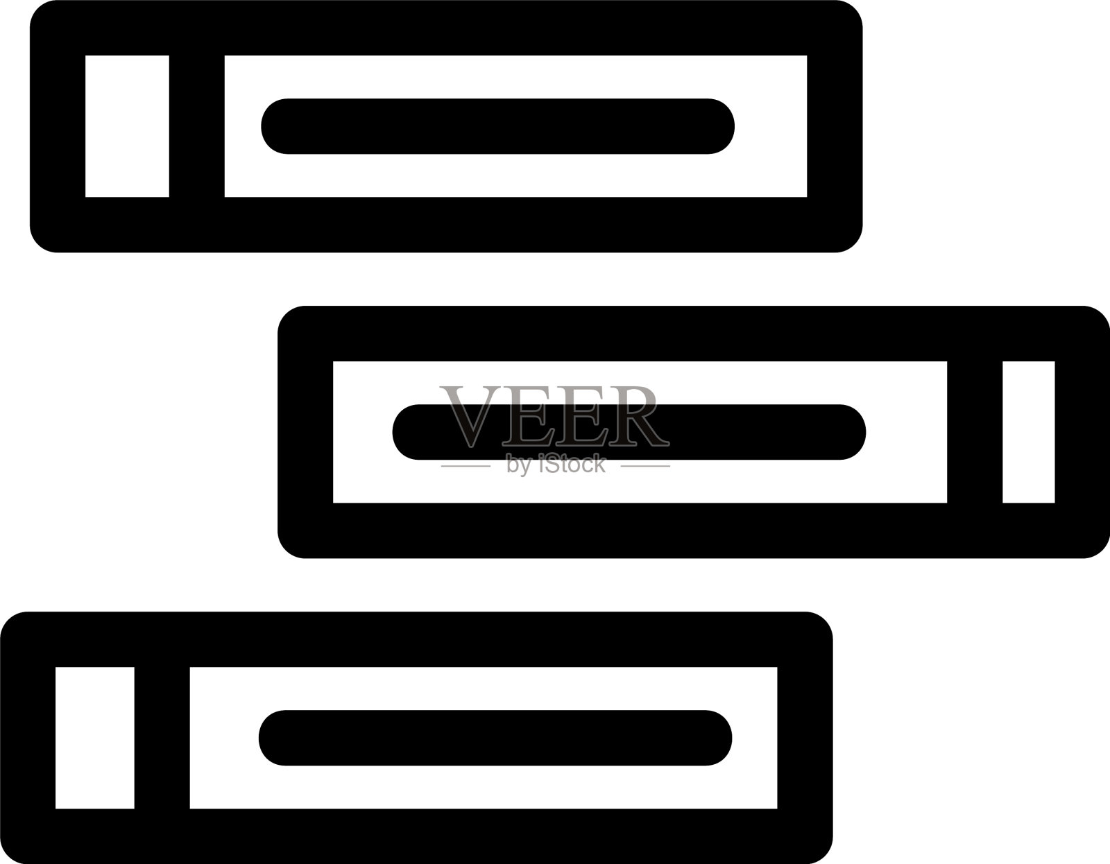 木材标志或标志孤立标志符号设计元素图片