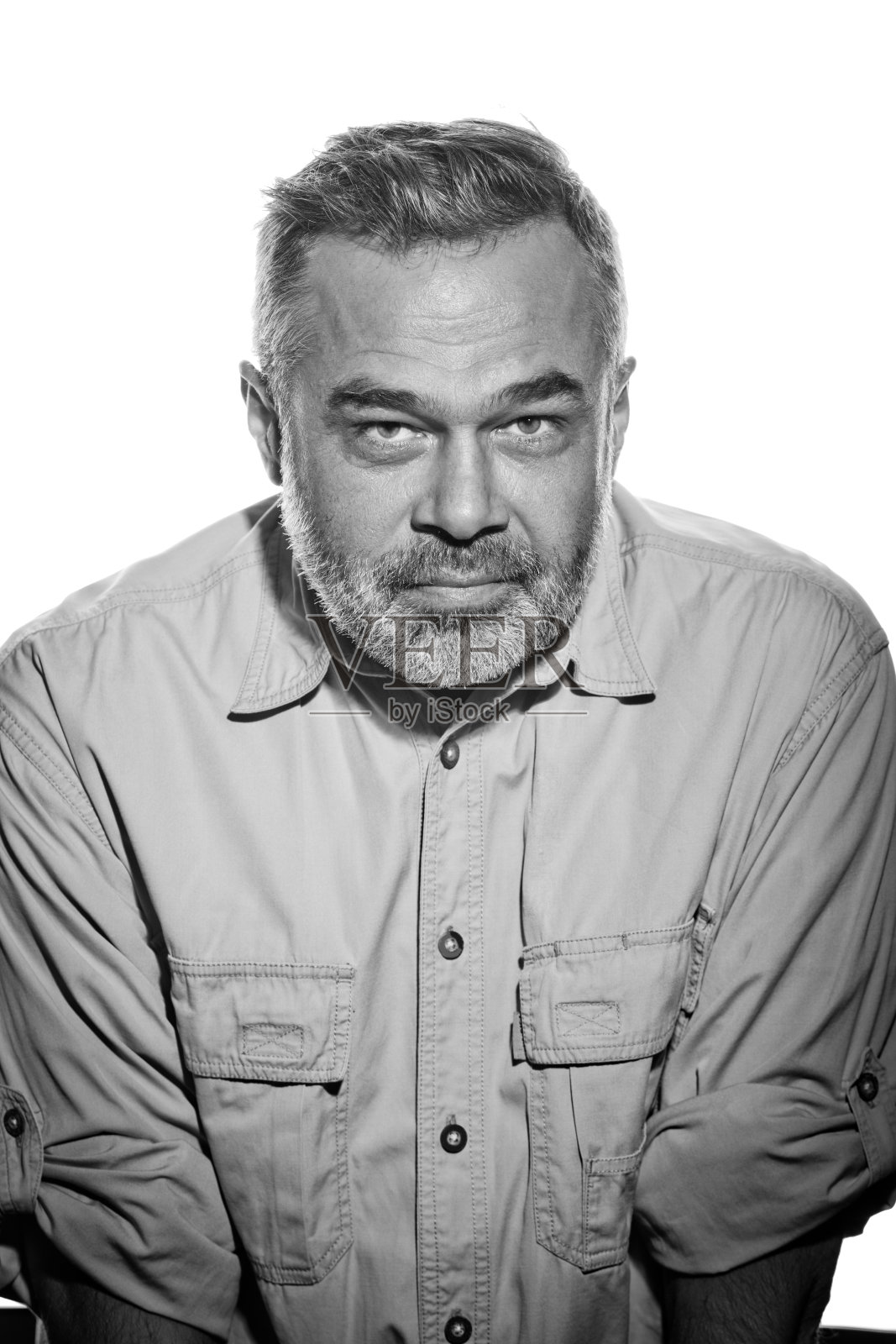 英俊成熟男人的肖像照片摄影图片