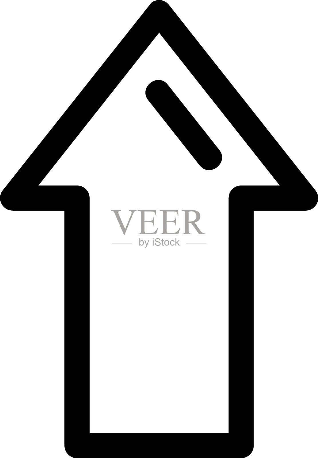 向上图标或标志孤立标志符号图标素材