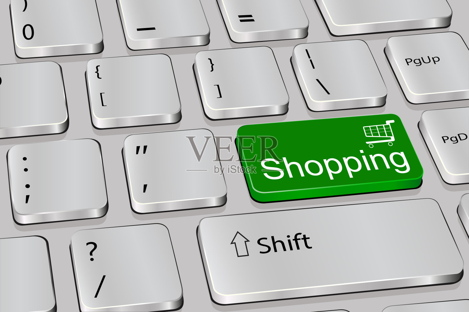 向量的键盘插画图片素材