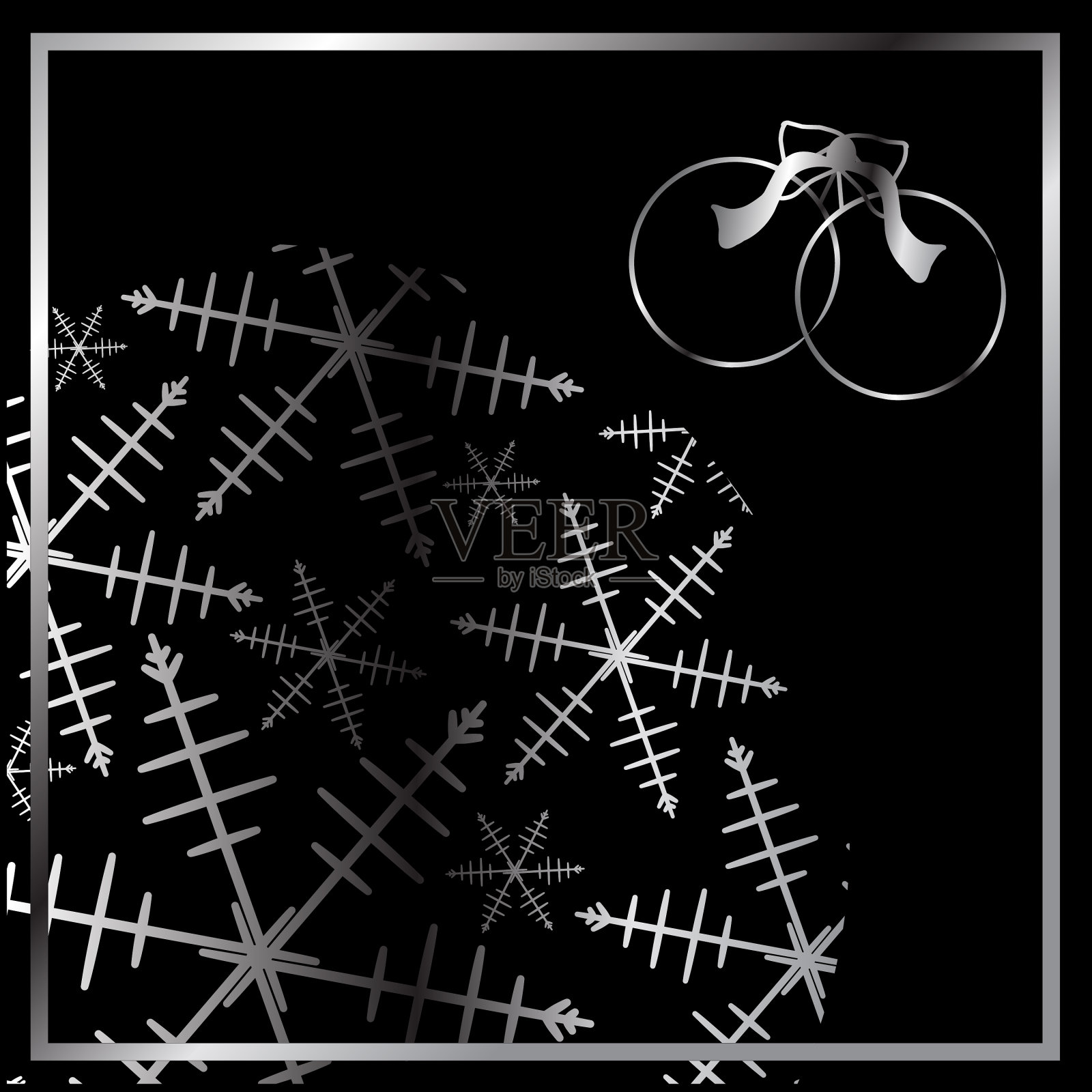 圣诞快乐,恭贺新禧插画图片素材