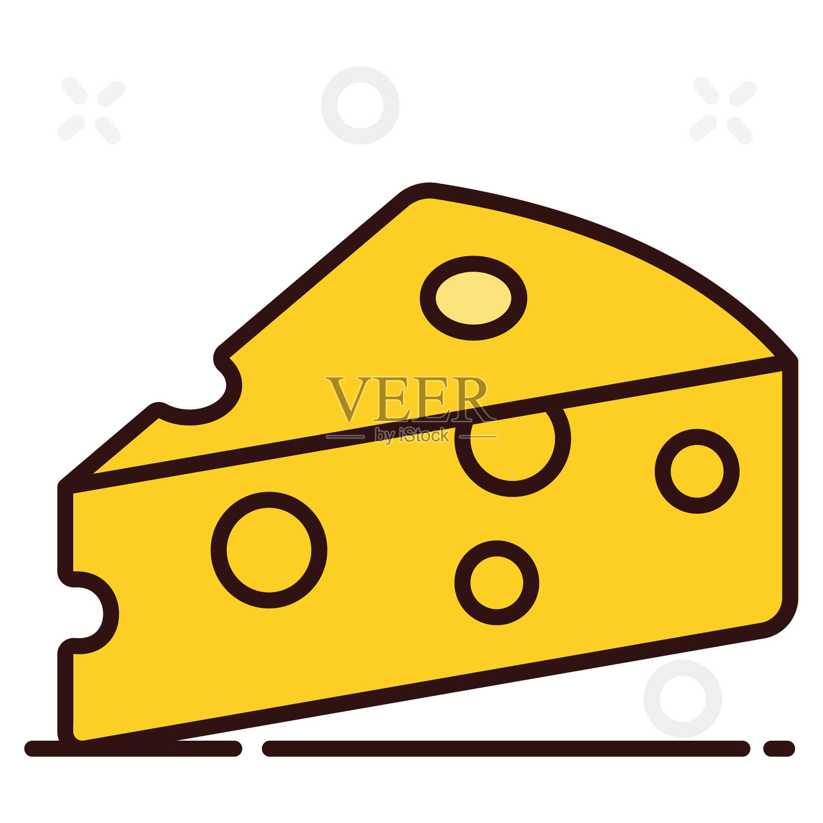 芝士片图标素材