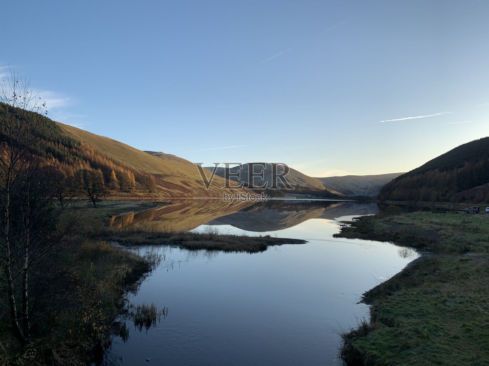 圣玛丽湖照片摄影图片
