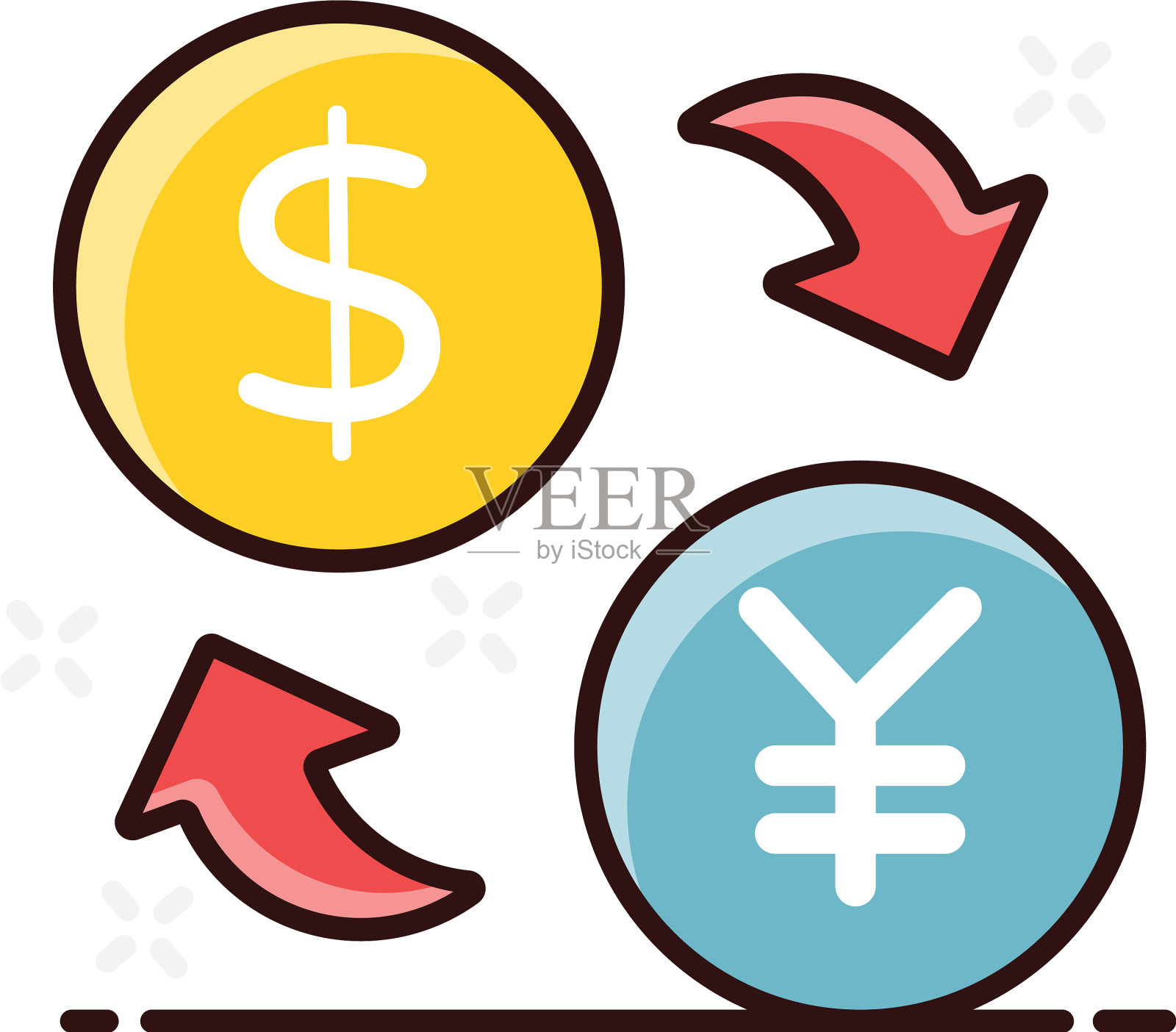 外汇插画图片素材