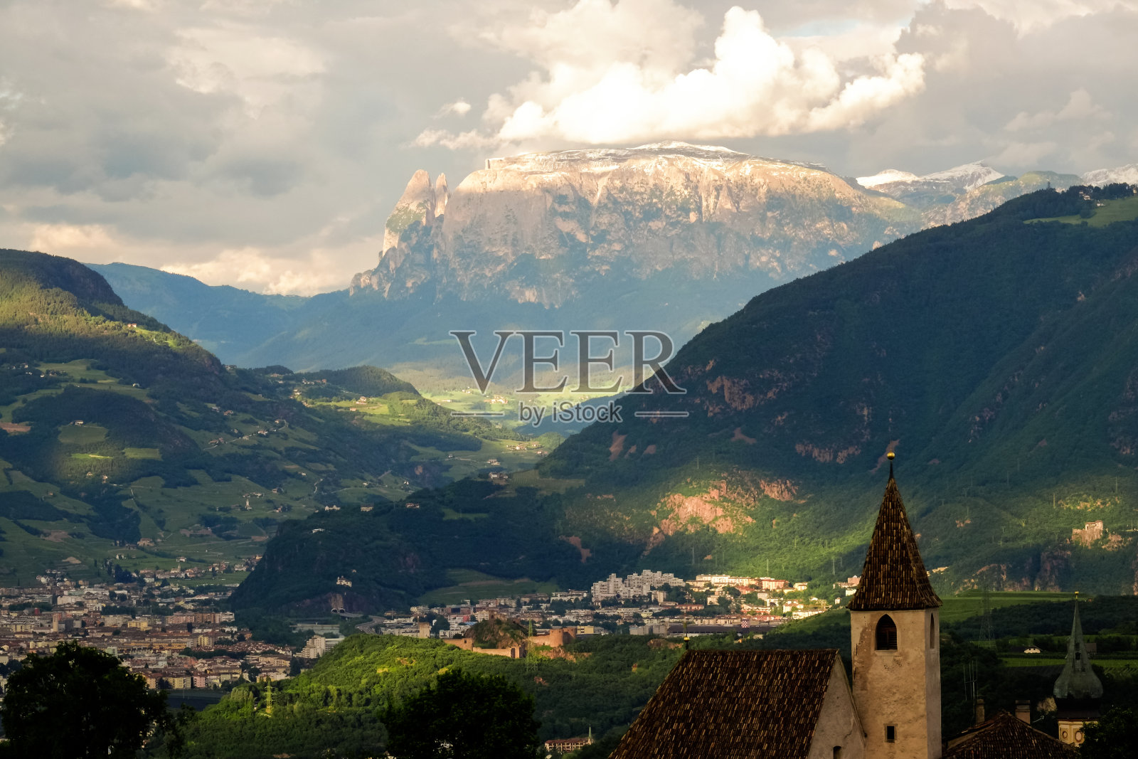 落日博尔扎诺照片摄影图片