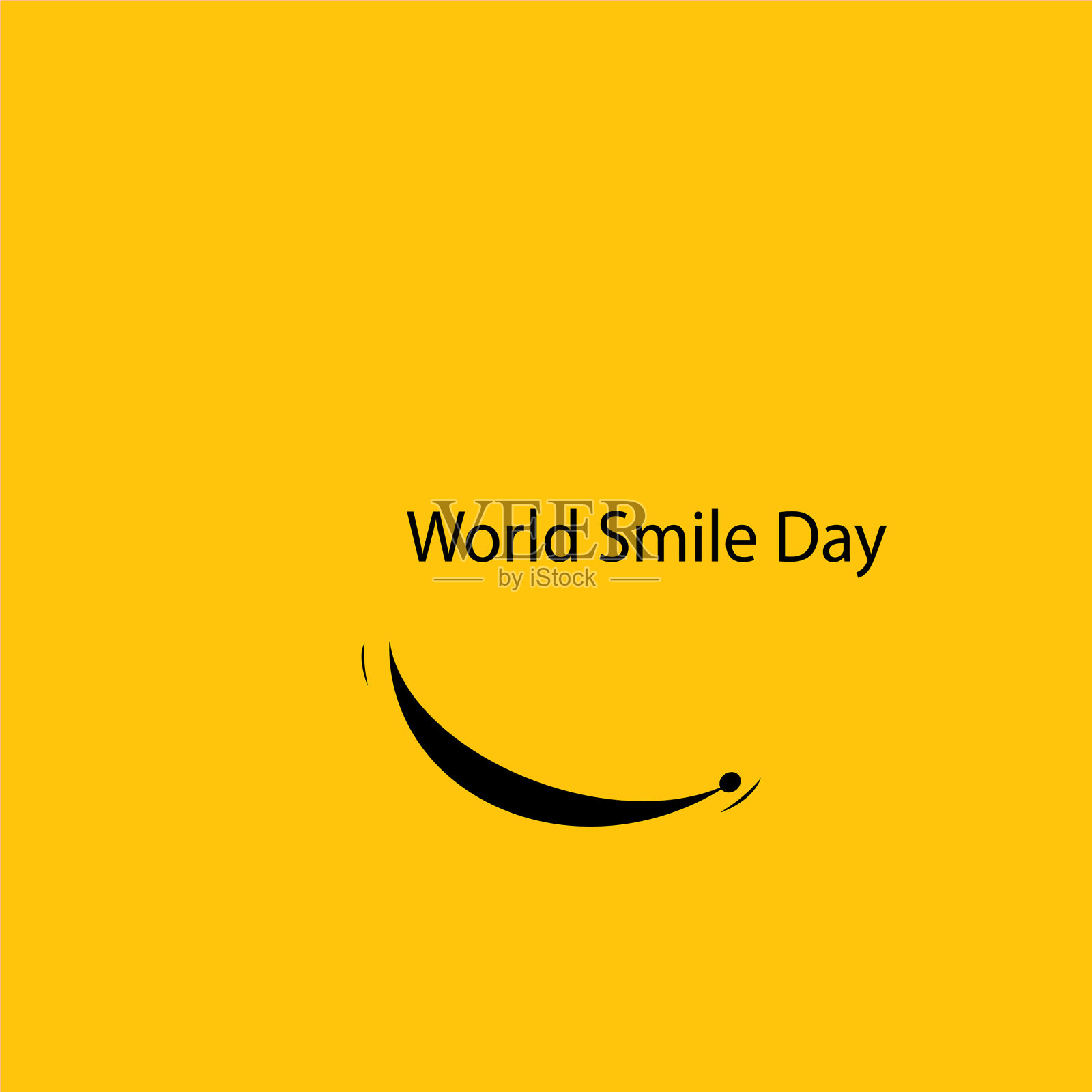 微笑图标标识模板设计插画图片素材