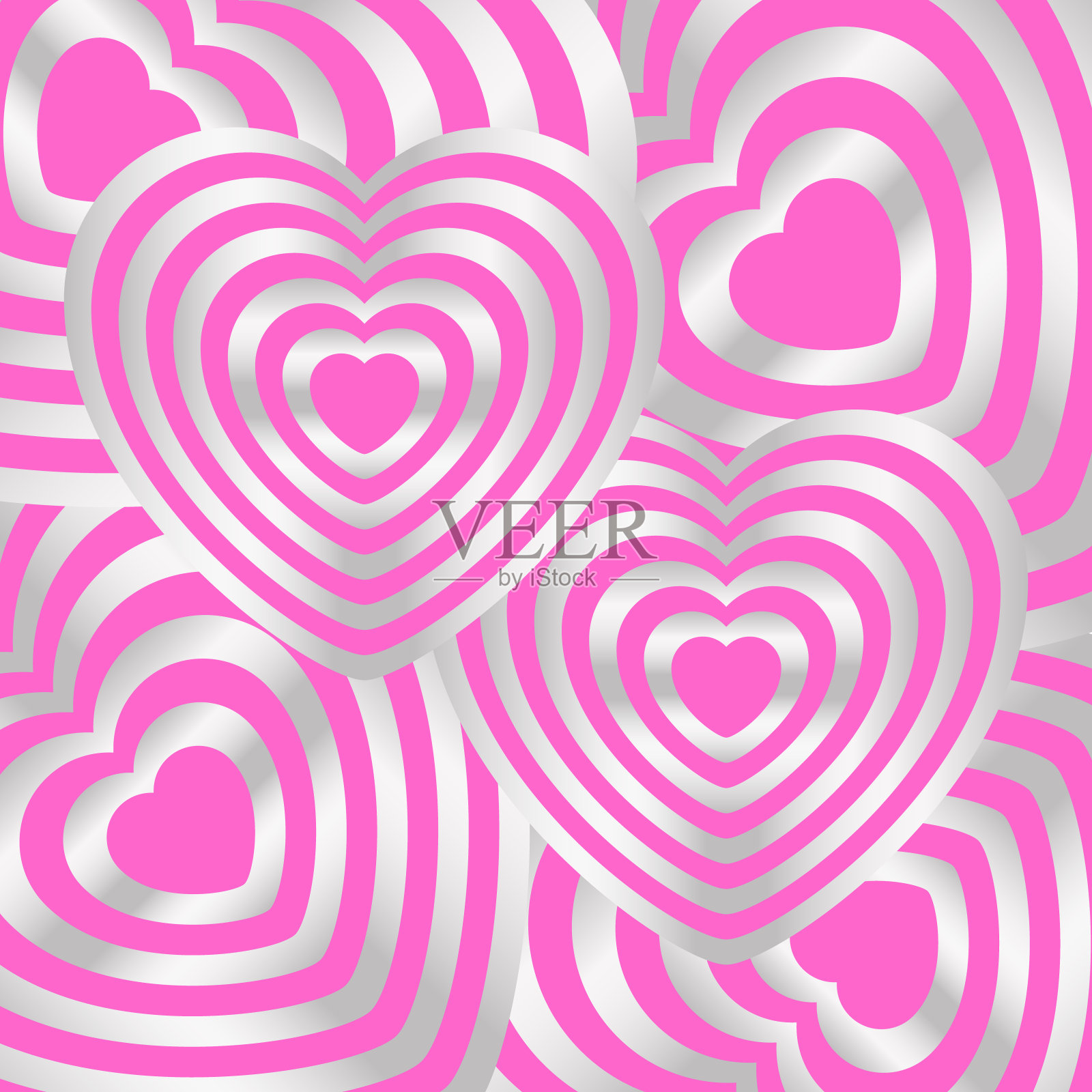 背景来自美丽的心灵。插画图片素材