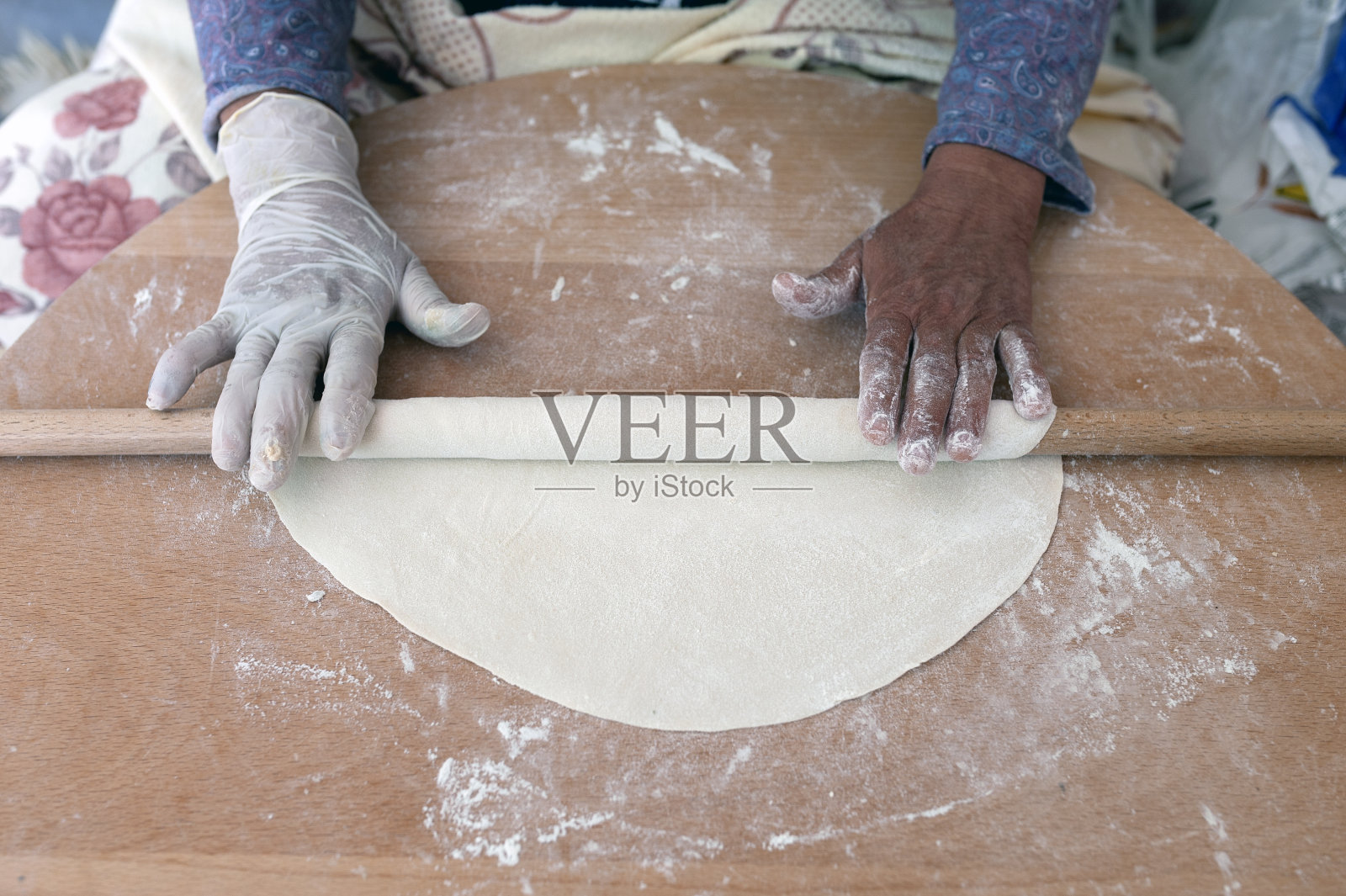 糕点准备,自制糕点,手工面团照片摄影图片