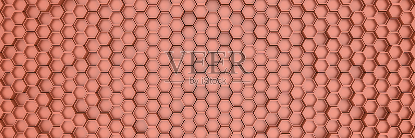 六边形的背景。蜂窝的几何结构。三维可视化照片摄影图片