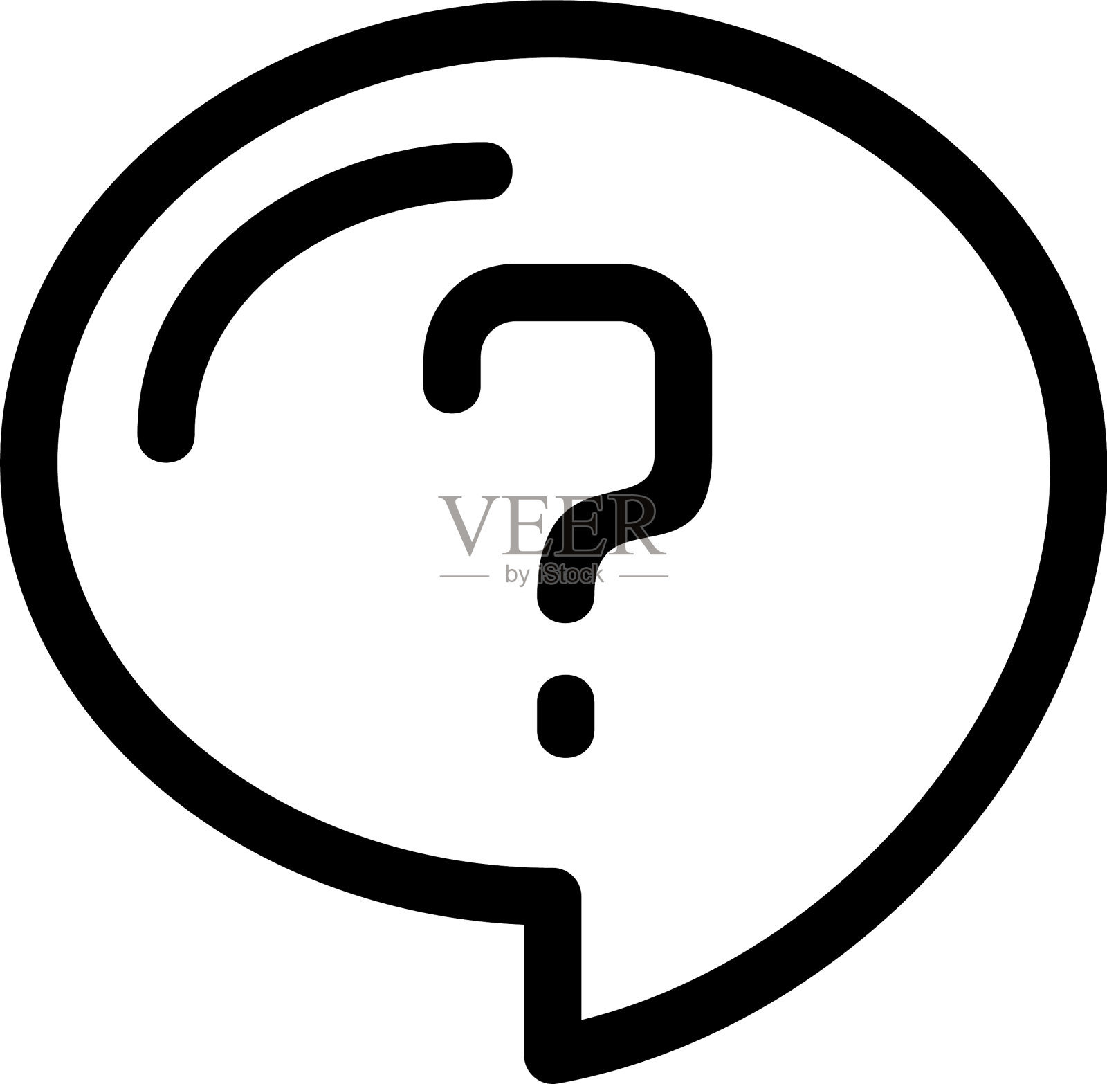 帮助图标或标志孤立符号符号插画图片素材