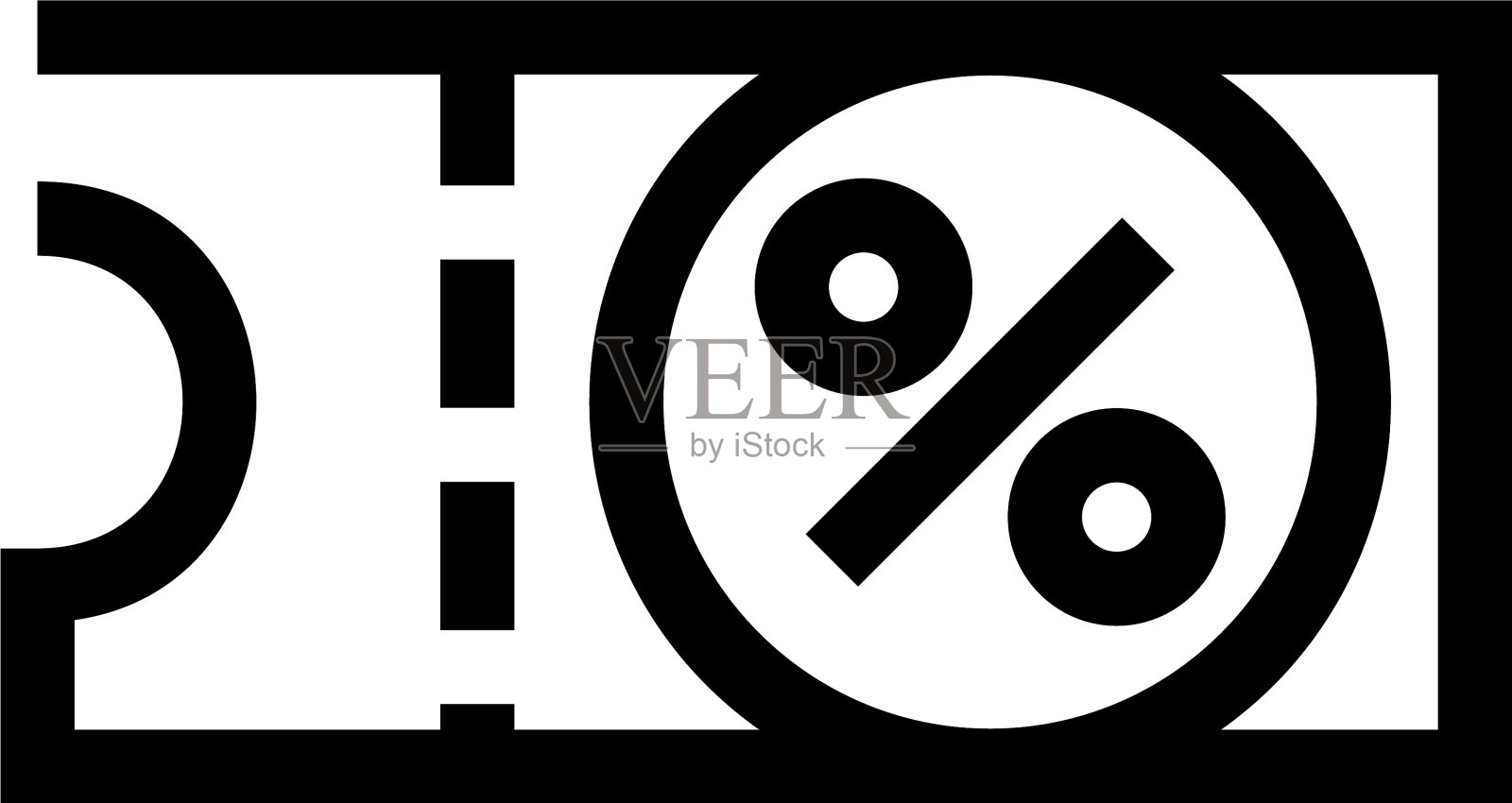 代金券图标或标志孤立标志符号插画图片素材