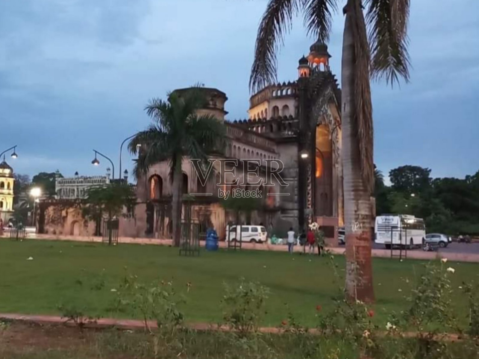 勒克瑙的Roomi门附近的景色照片摄影图片