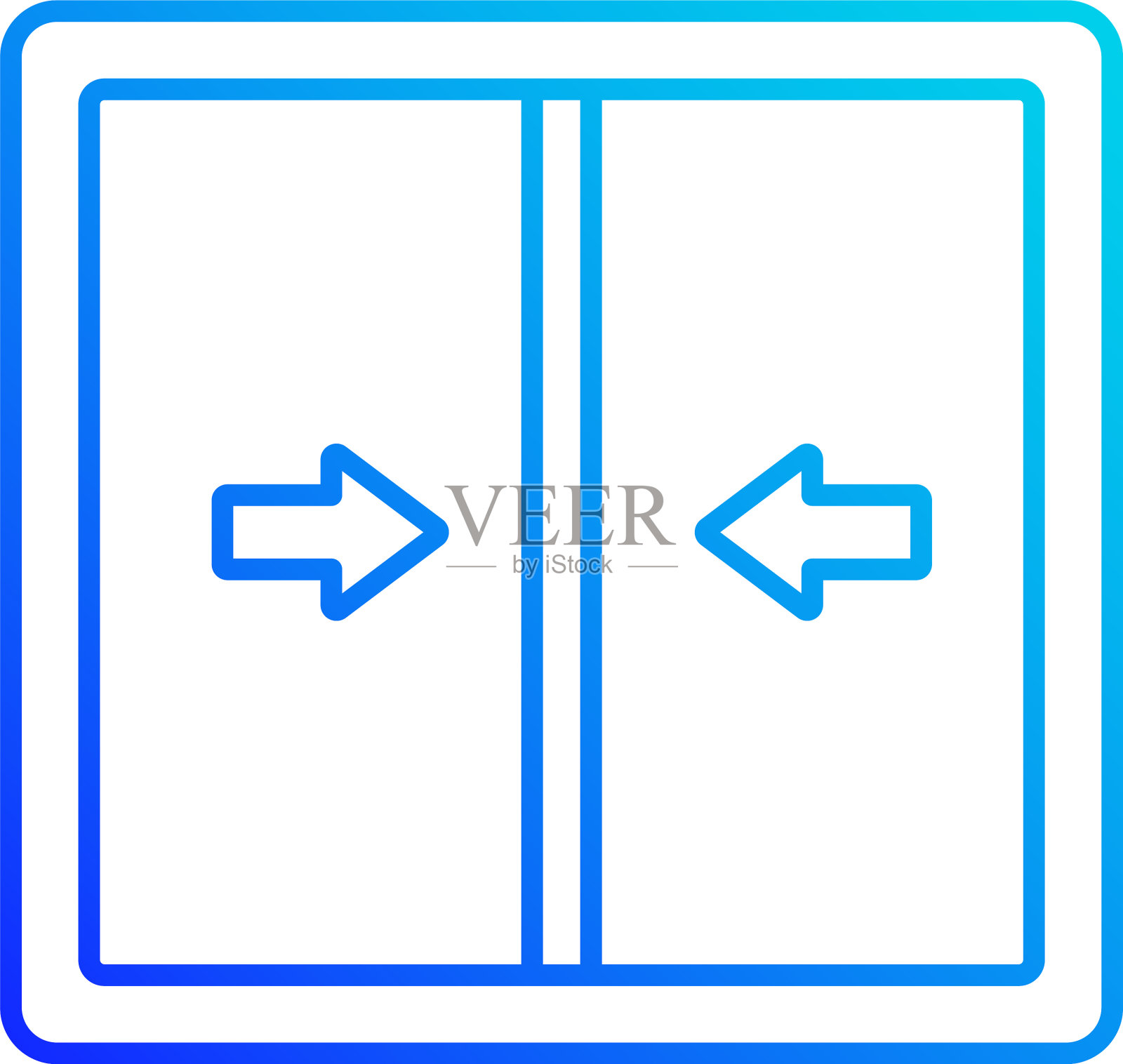 滑动窗口线性图标图标素材
