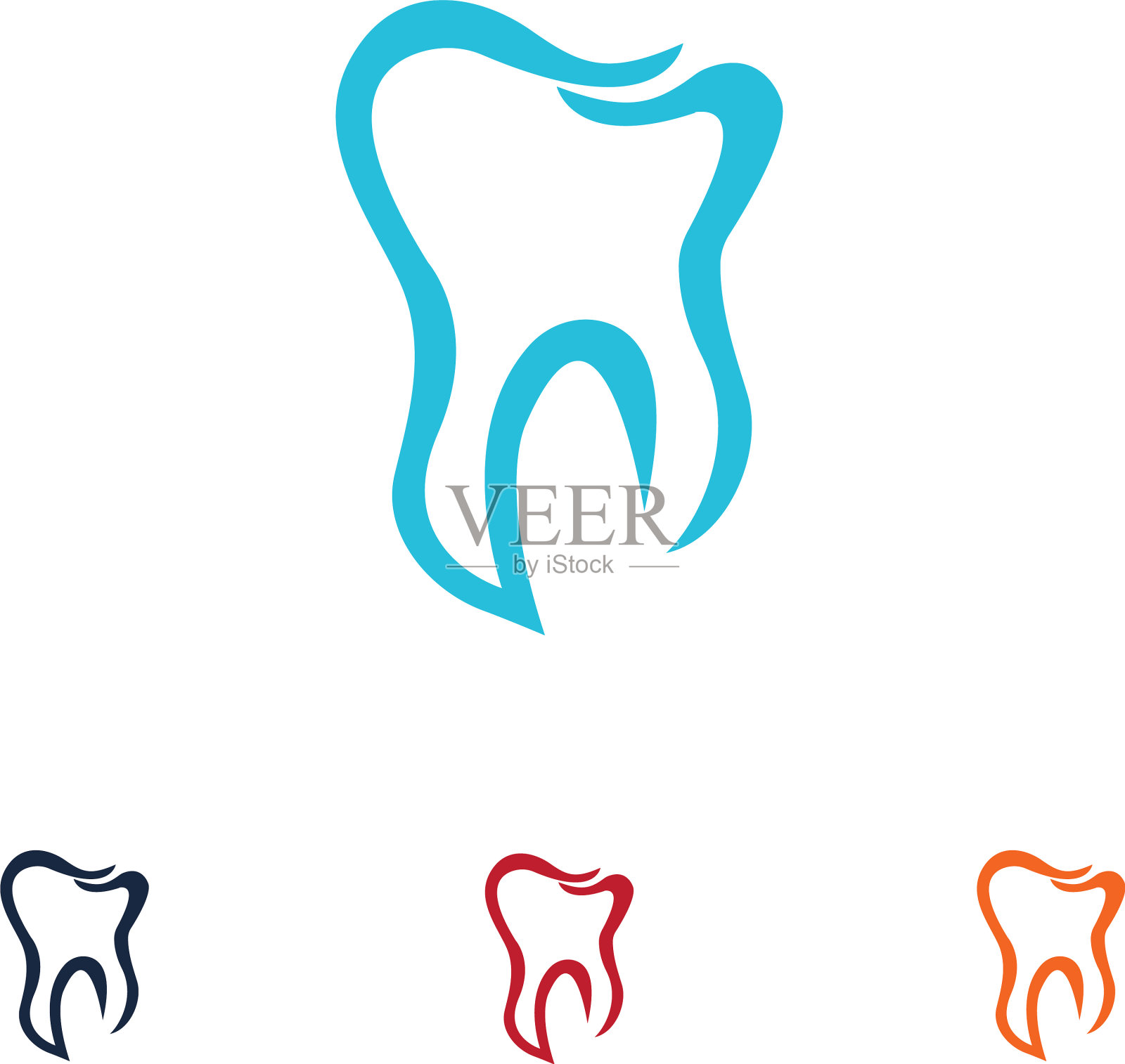 牙科插画图片素材