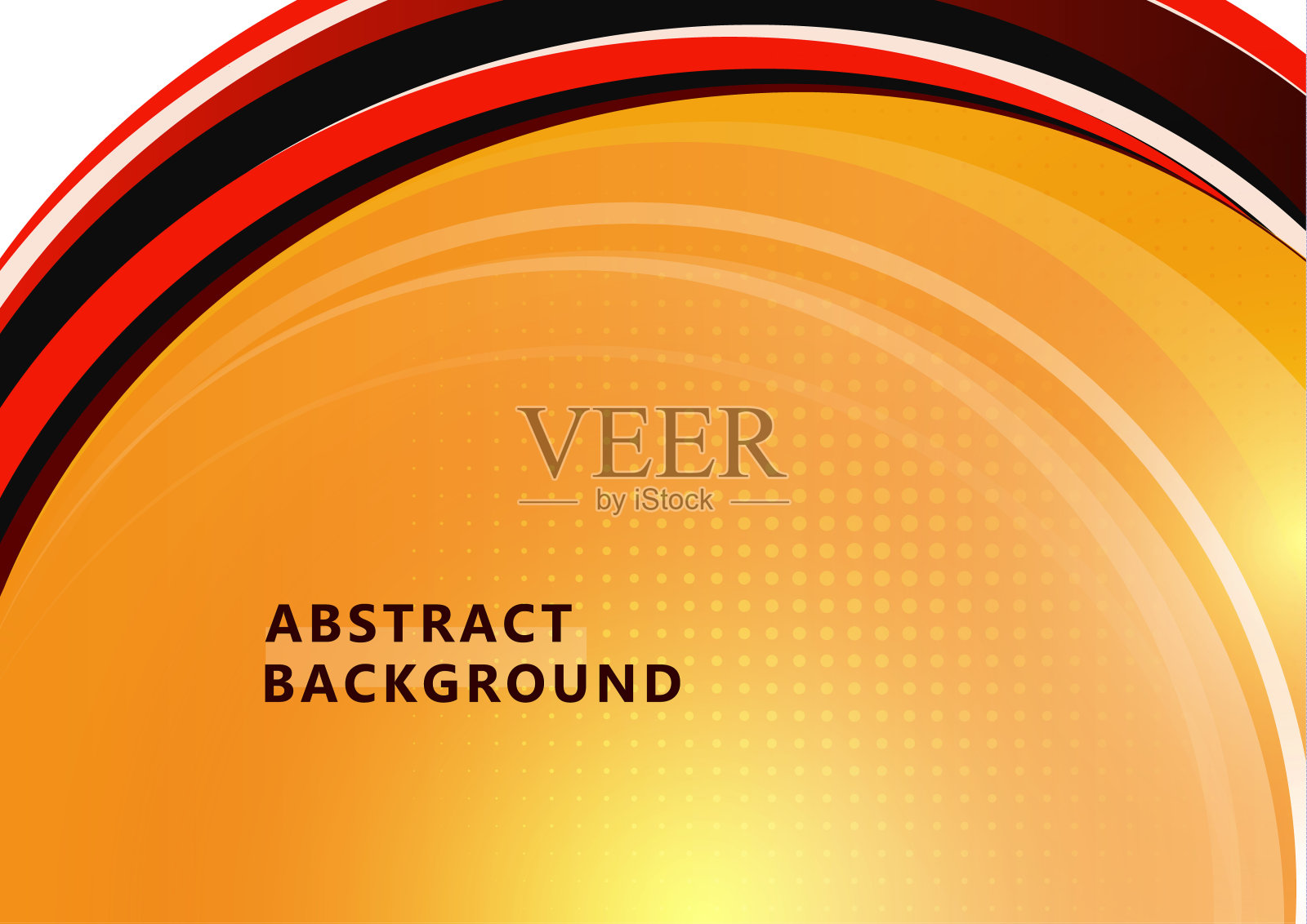 明亮抽象的重叠圆形与半色调。使用几何模板的小册子封面,海报,网页横幅,传单,传单等。向量插画图片素材