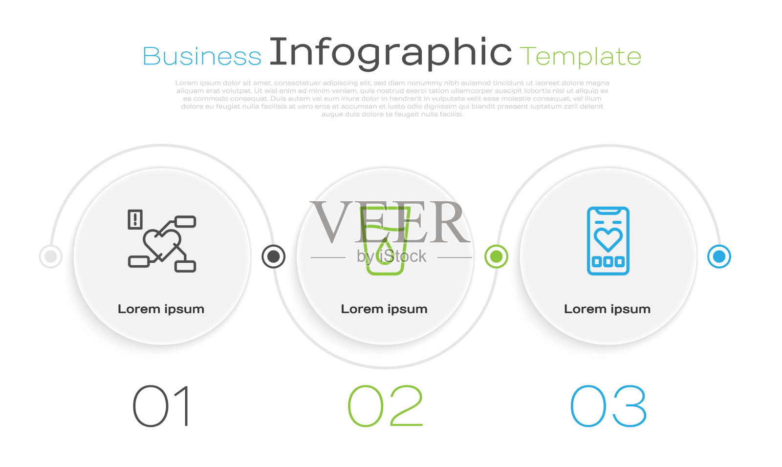设行注重健康的心脏玻璃用插画图片素材