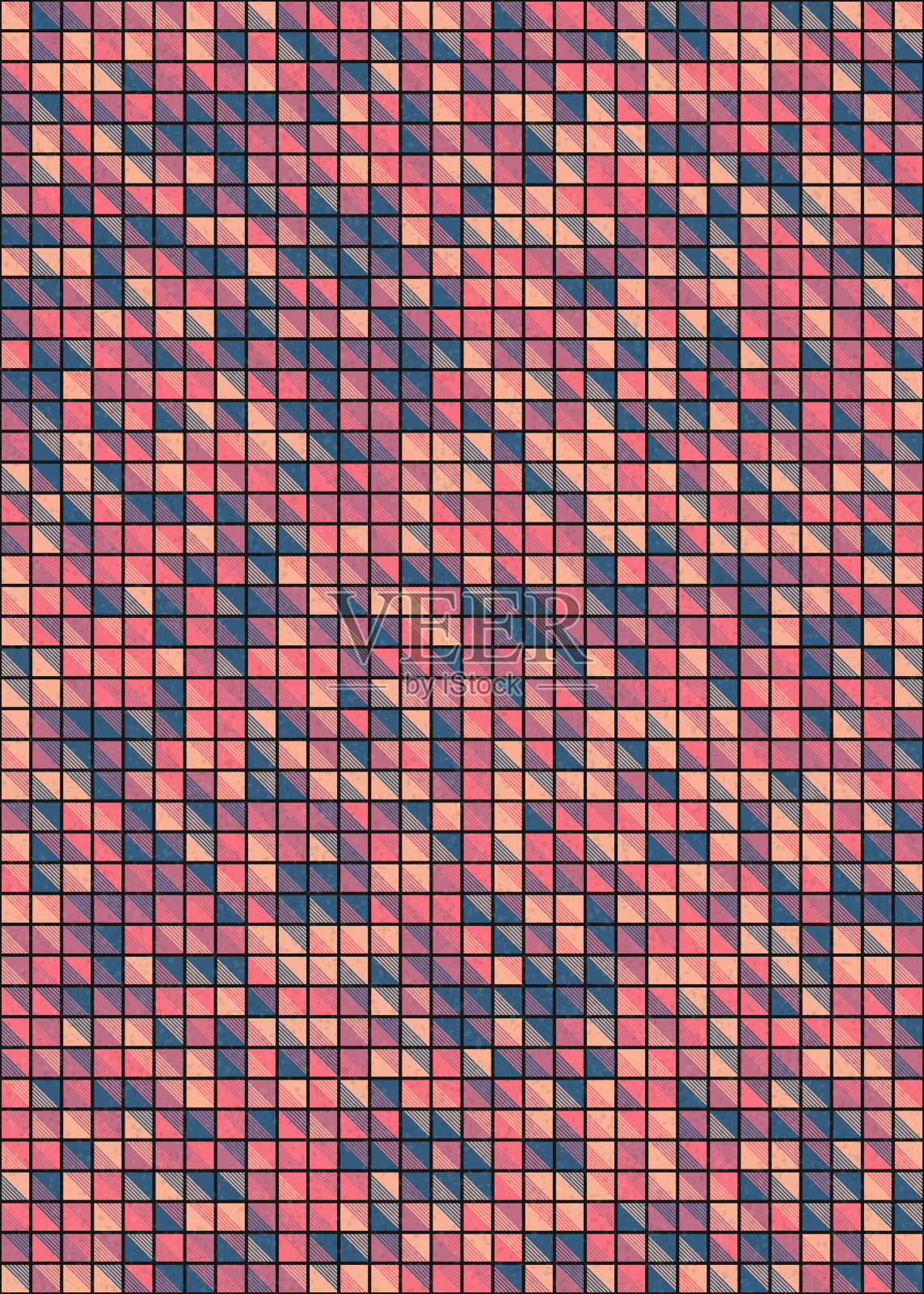 几何图案生成计算艺术插画插画图片素材