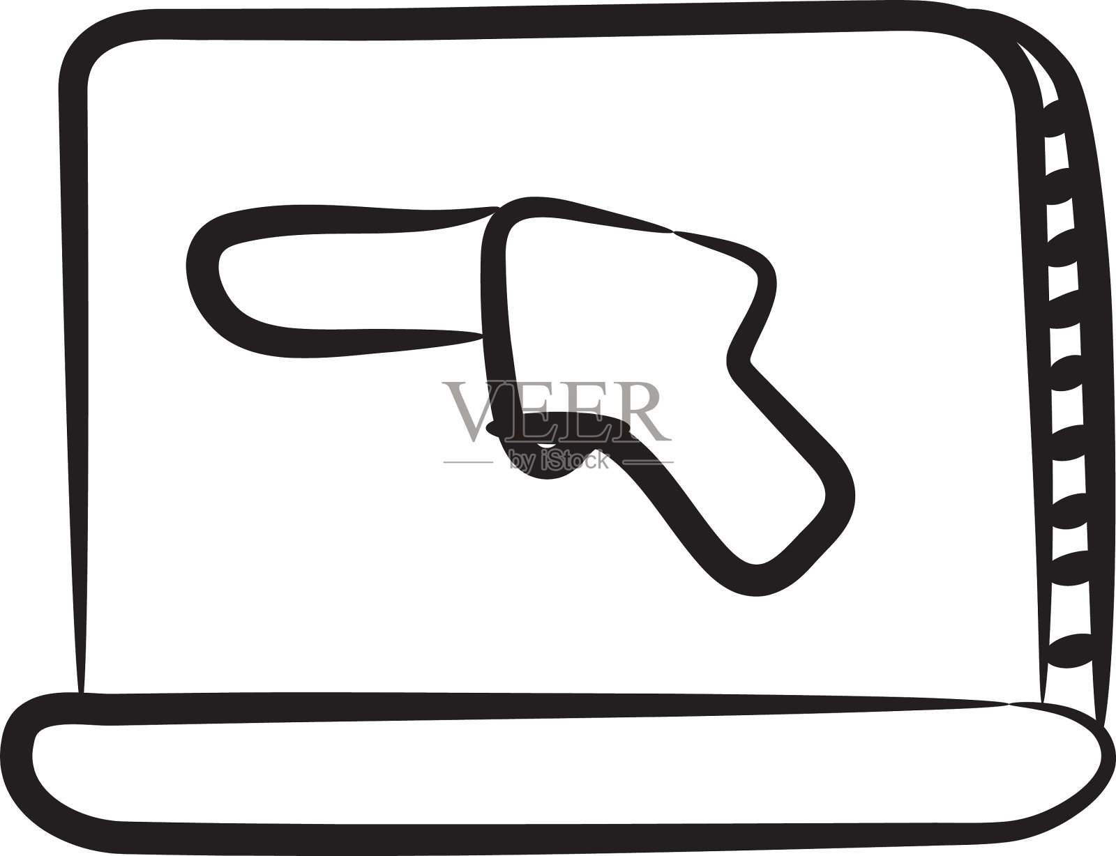 网上冲浪图标素材