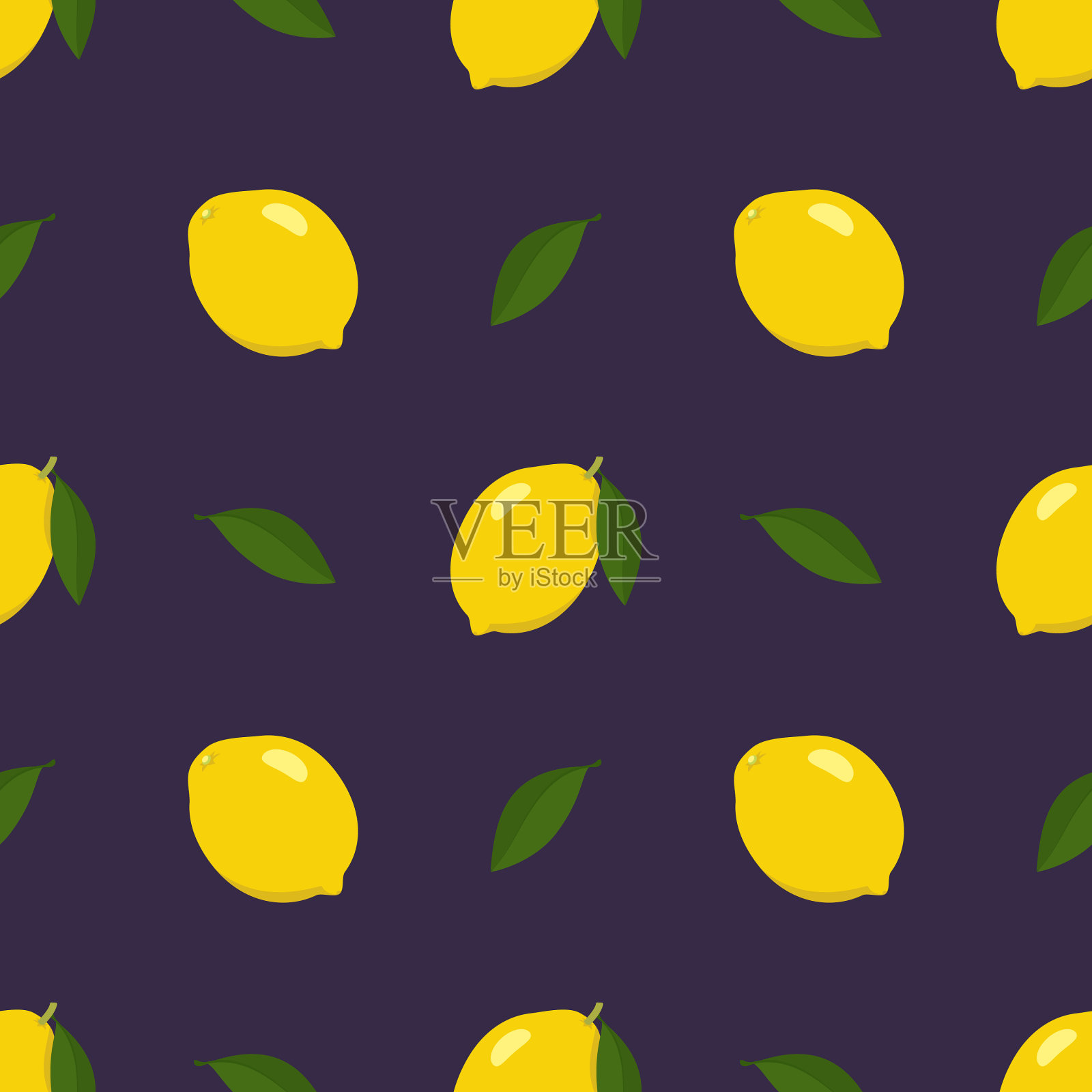 无缝亮丽的春夏图案搭配插画图片素材