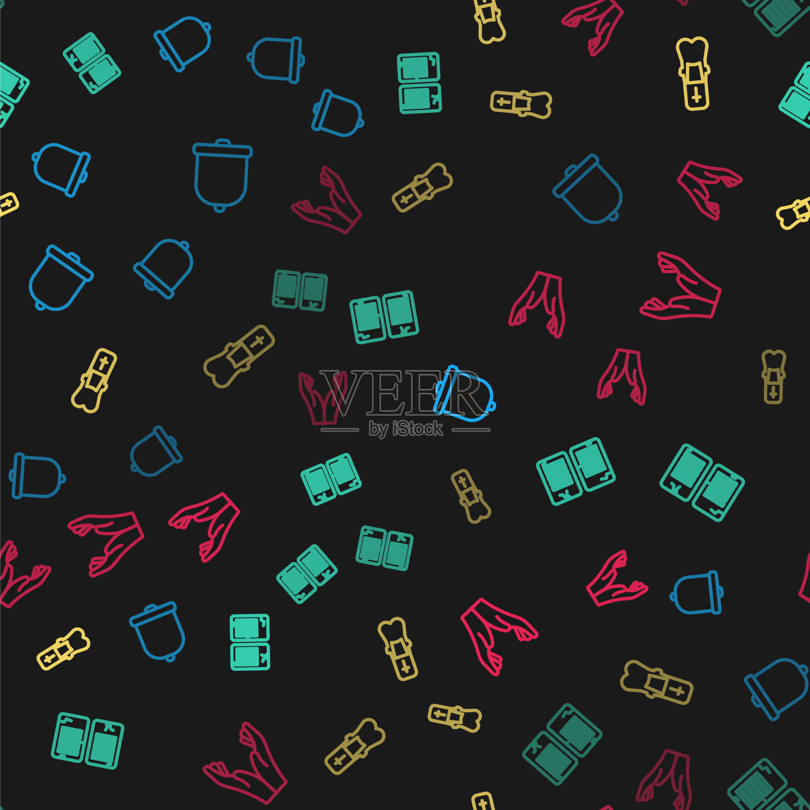 设行教堂钟声,诫命牧师和图标素材