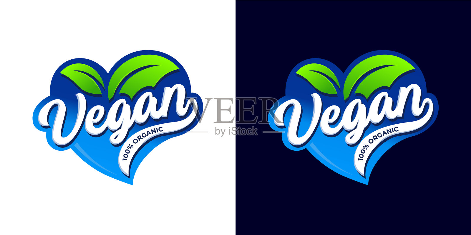 素食标志模板插画图片素材