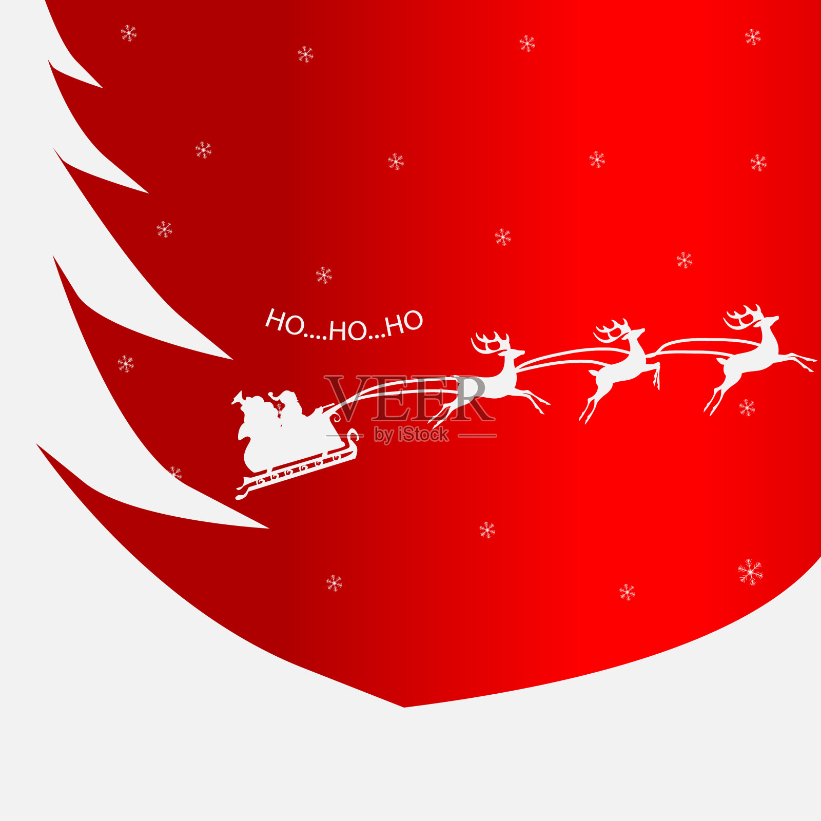 圣诞背景和新年贺卡插画图片素材