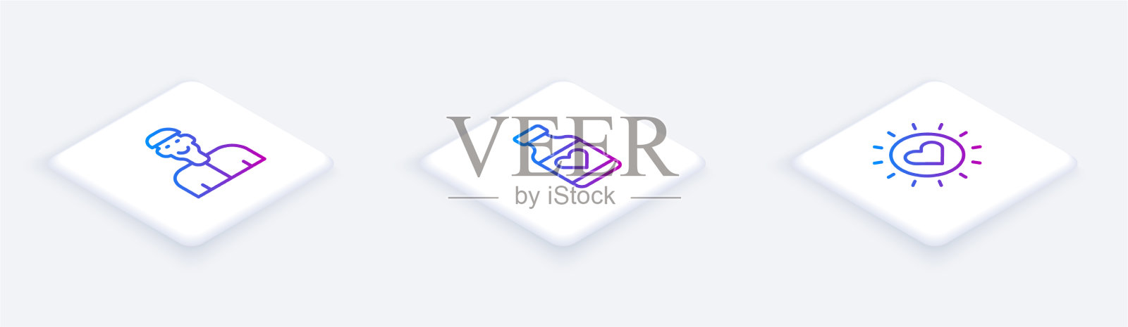 设等距线积极思考维他命丸图标素材